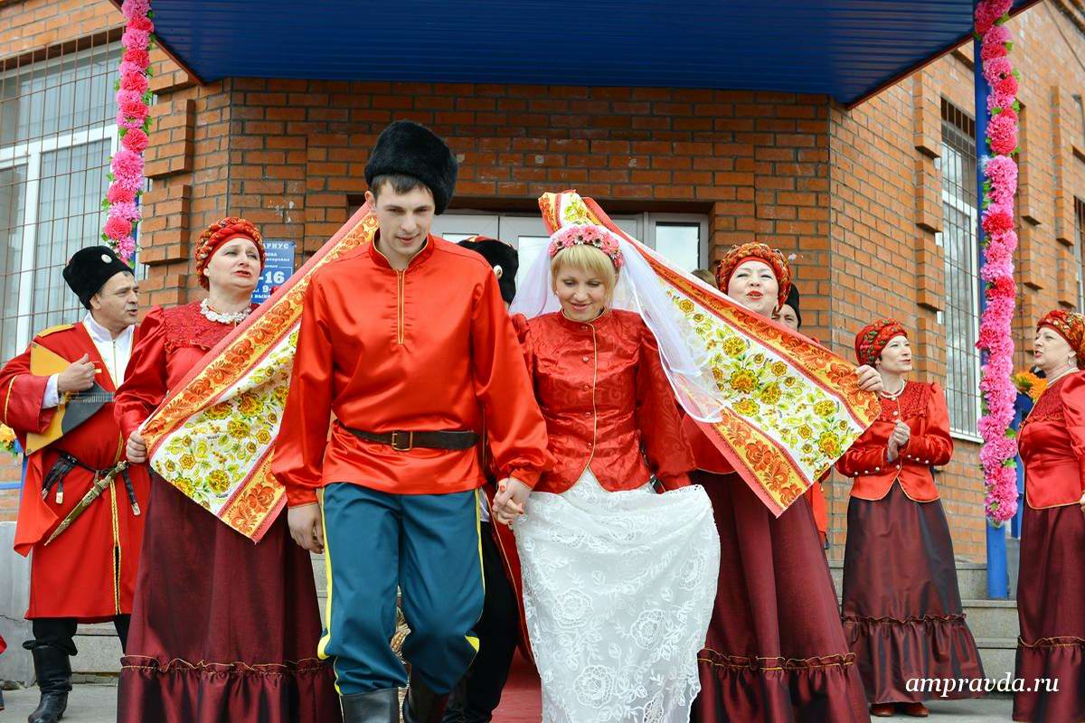 Свадьба в казачьем стиле в селе Тамбовка Амурской области (10)