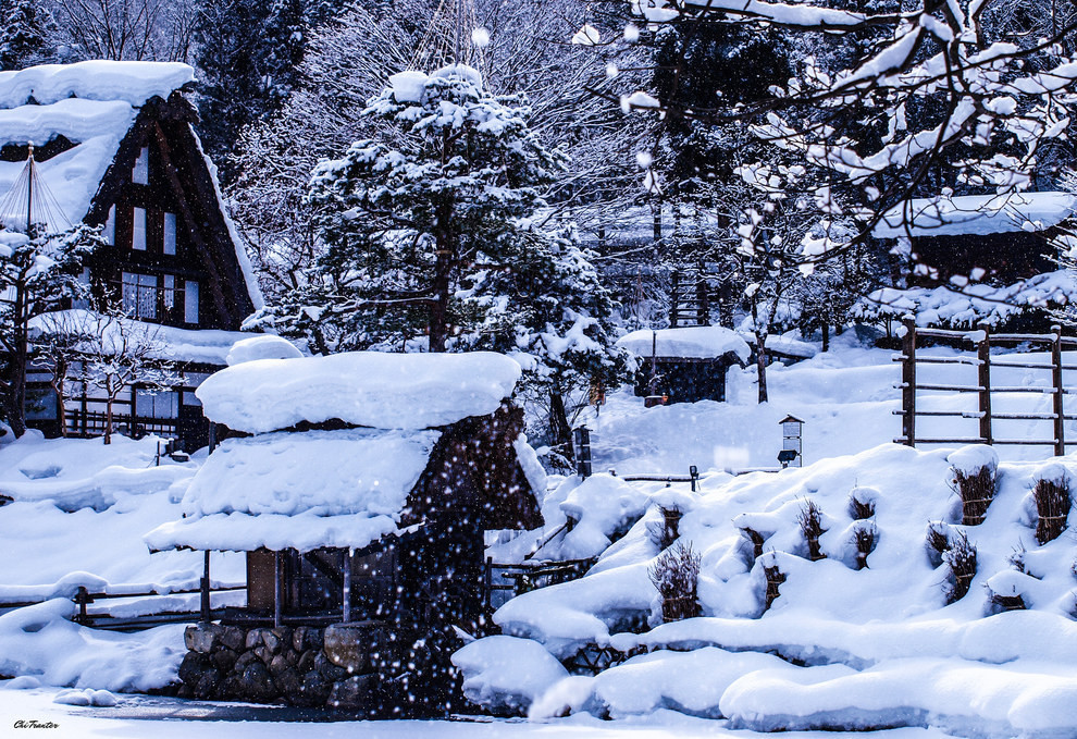 14. Если вы любите снег, то зима здесь вам понравится путешествие, фотография, япония