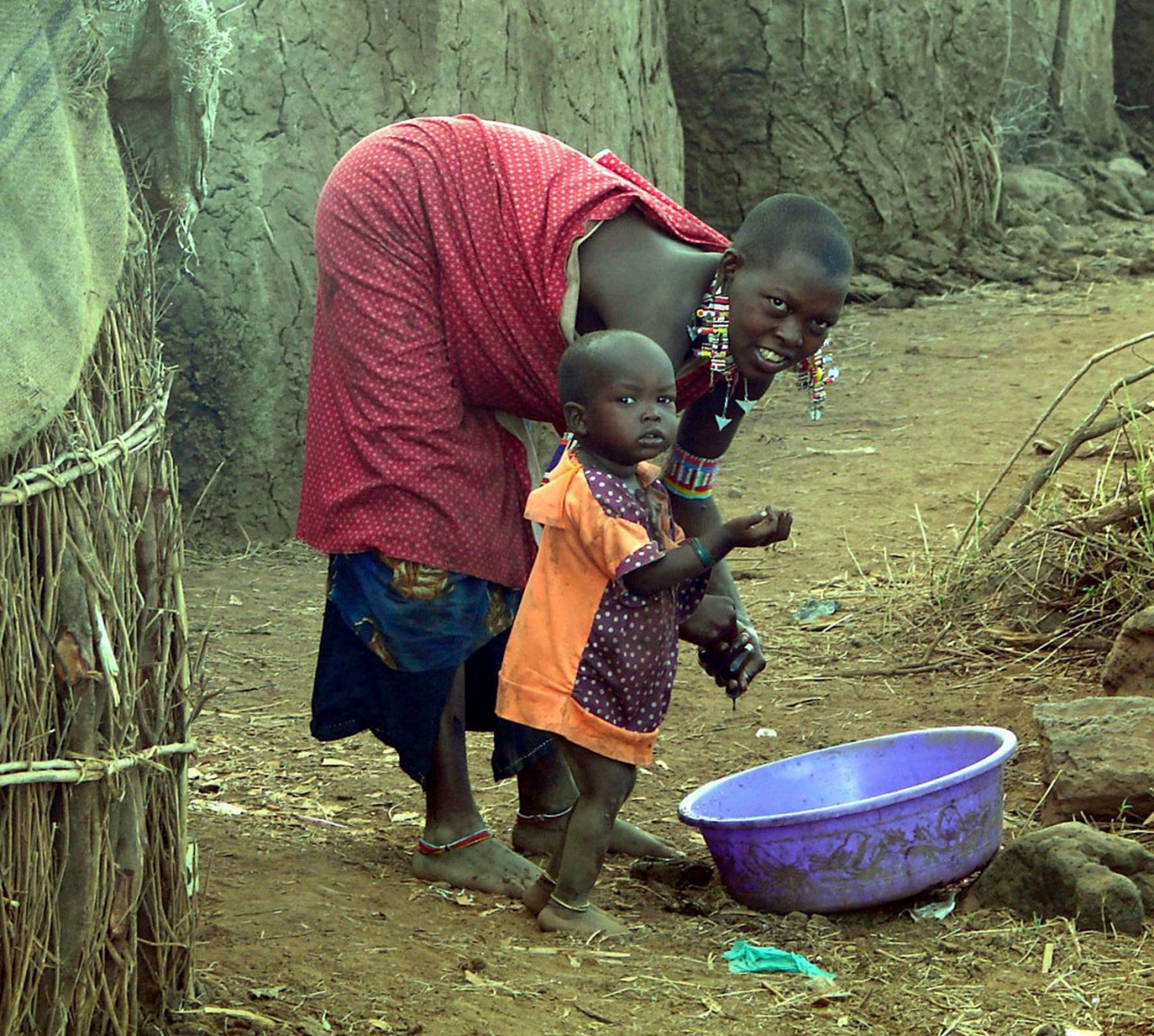 хижины у масаи, фото