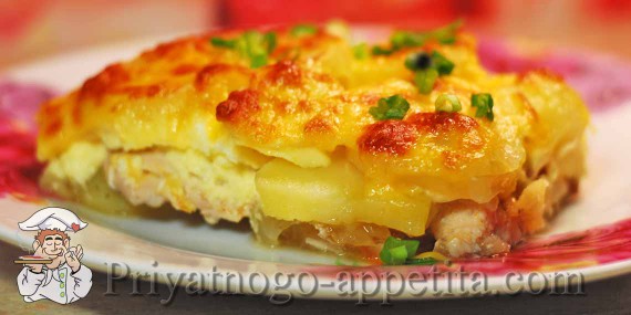 Как сделать запеканку с картошкой и с курицей Как сделать запеканку с картошкой и с курицей