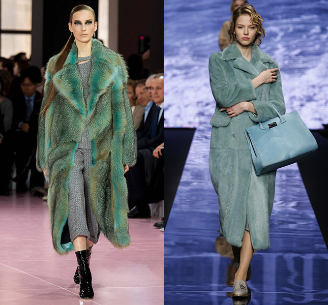 Справа — Christian Dior, слева — Max Mara