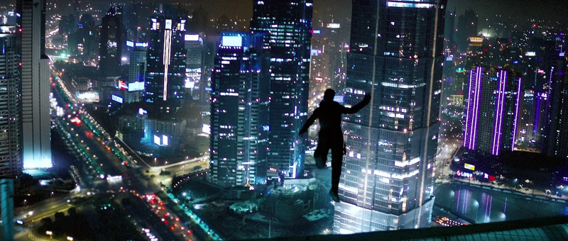 6 «Миссия невыполнима 3» (2006) Прыжок с небоскреба в Шанхае кино, том круз, трюки