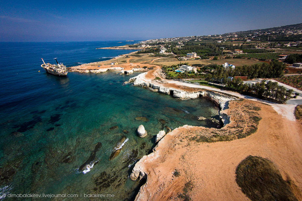 Кипр. дрон, красота, мир, пейзаж