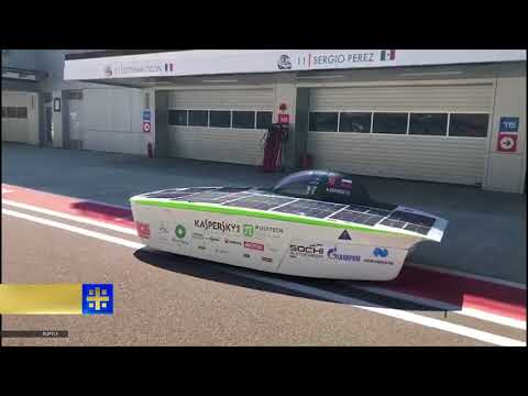 На трассе «Формулы-1» в Сочи приступили к испытаниям первого российского солнцемобиля