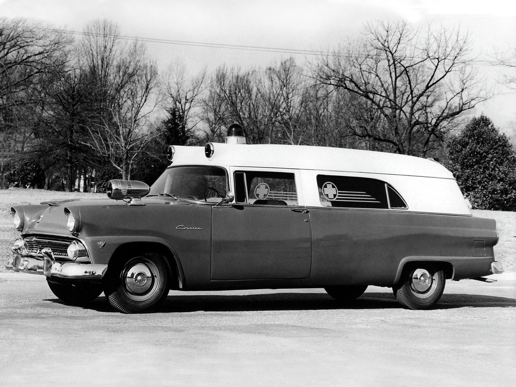 18. Memphian-Ford Junior Ambulance '1955 катафалк, скорая, универсал