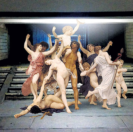 Нимфы в подворотне Нимфы в подворотне