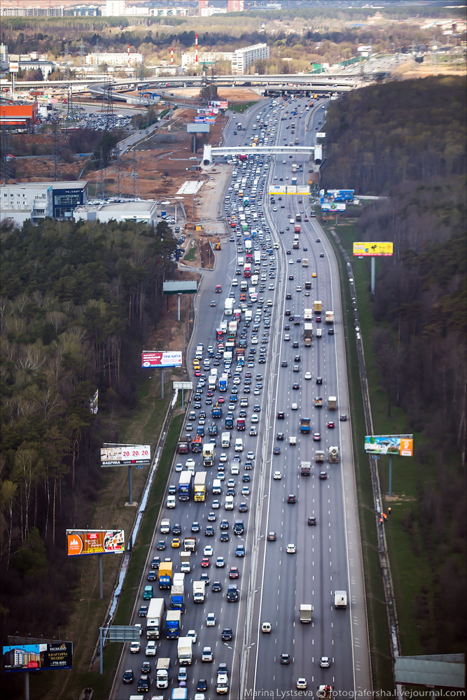 Пробки на МКАД 29.04.2015