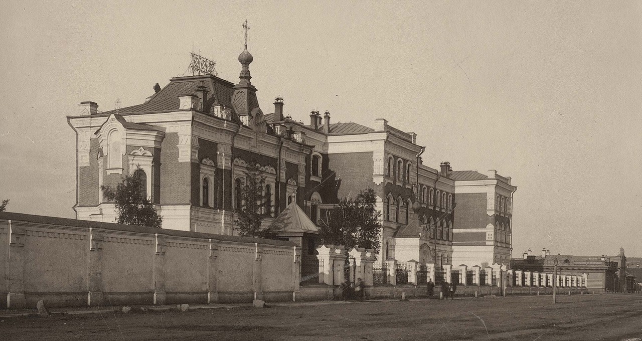 Здание духовной семинарии. 1905 Красноярск