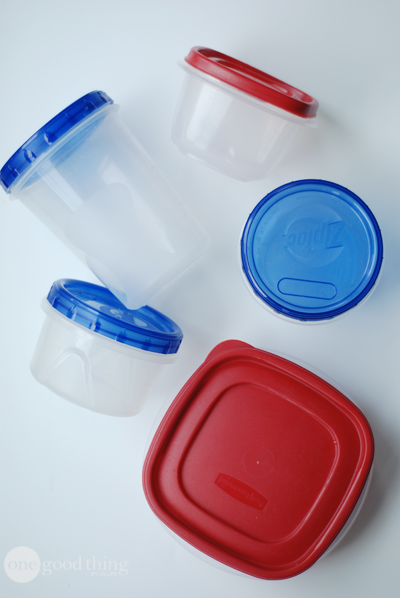 3. Пластиковые контейнеры вещь, очищение, способ