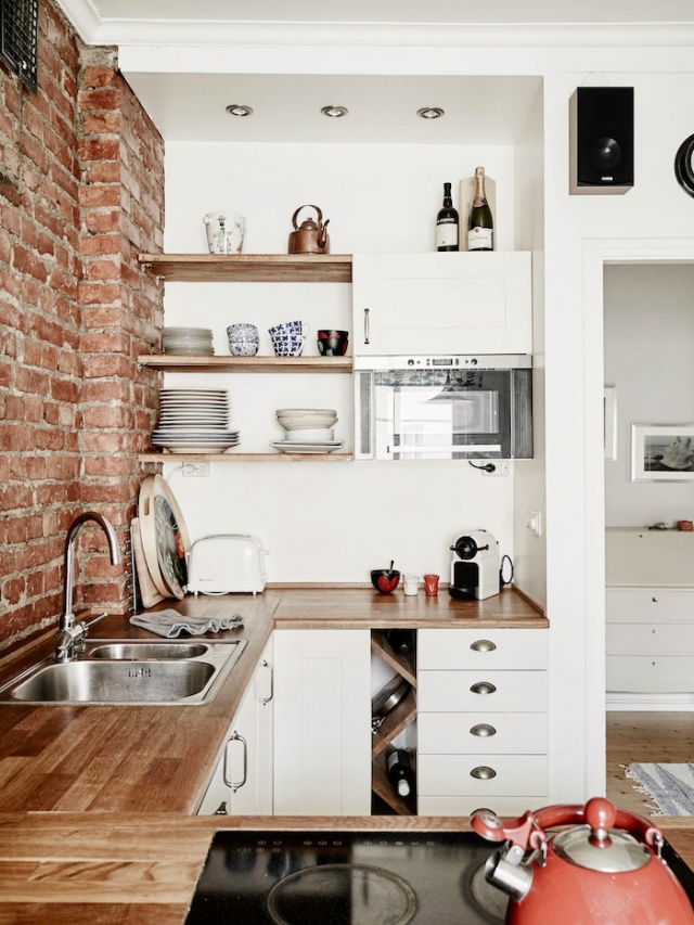 20 ценных идей, которые преобразят маленькую кухню так, что оттуда просто не захочется уходить!