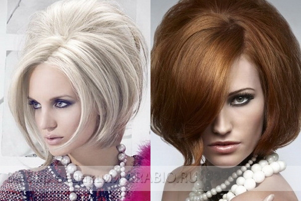 Прически с начесом фото