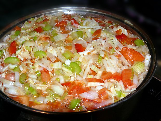 Овощной жиросжигающий суп 