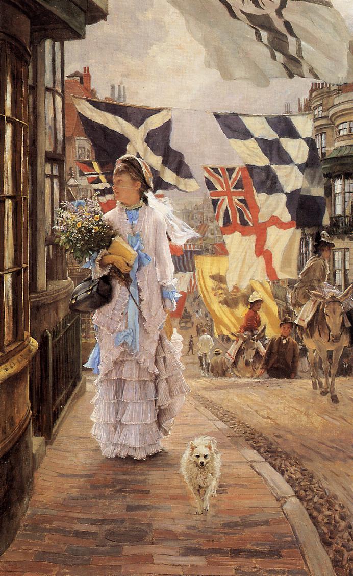 Tissot James Jacques A Fete Day at Brighton, Автор: Tissot, Jacques Joseph (Жак Джозеф Tissot)Tissot, Jacques Joseph (Живопись на Gallerix.ru)