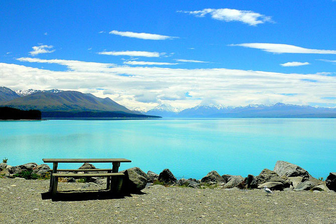 Бирюзовые озёра Новой Зеландии