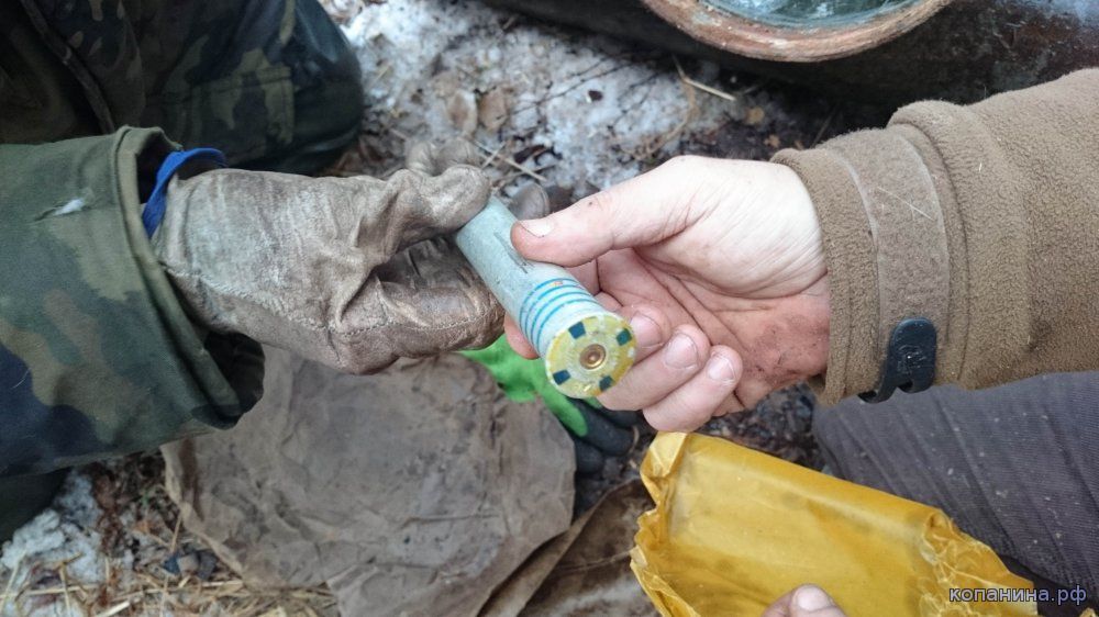 немецкий схрон с оружием