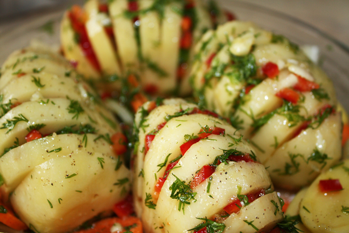 Фаршированный картофель Фаршированный картофель