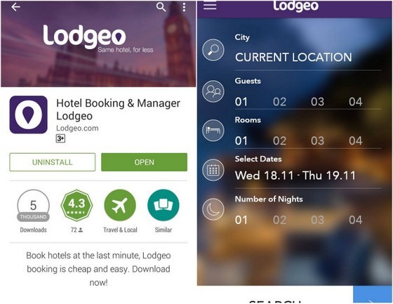 Lodgeo App Review