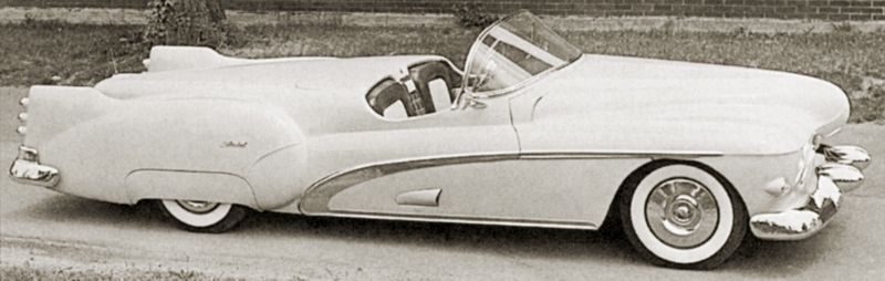 La Rocket, построен Бобом Метцем (Bob Metz) из Индианы в 1954 г. на шасси LaSalle 1939 года с двигателем Oldsmobile Rocket '1951 автодизайн, американский автопром