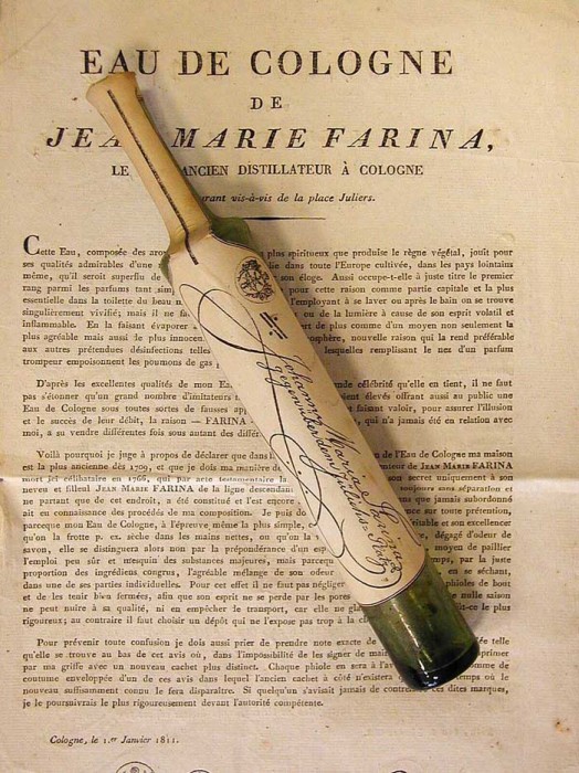 Оригинальная Eau de Cologne 1811 года Оригинальная Eau de Cologne 1811 года