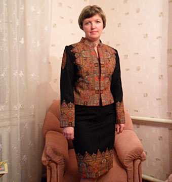 Мастер-класс. Костюм из павловопосадских платков Мастер-класс. Костюм из павловопосадских платков