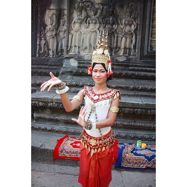 Камбоджа костюм, красавица