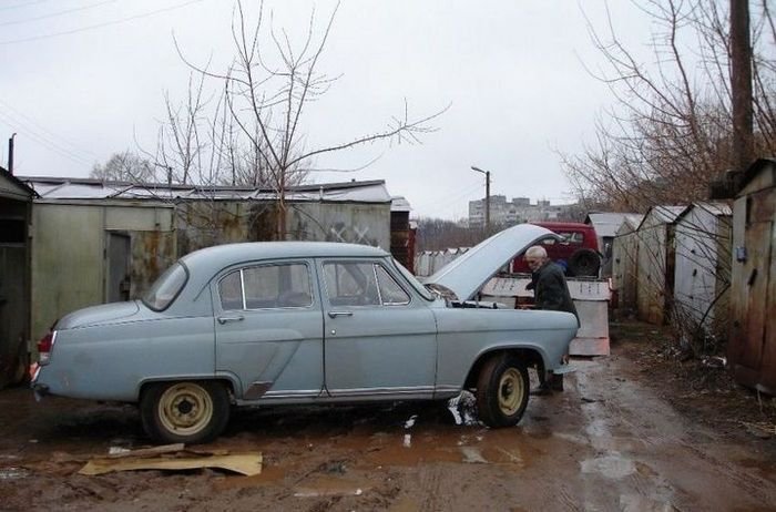 Восстановление старой Волги ГАЗ-21 Восстановление старой Волги ГАЗ-21 автомобиль, волга, машина