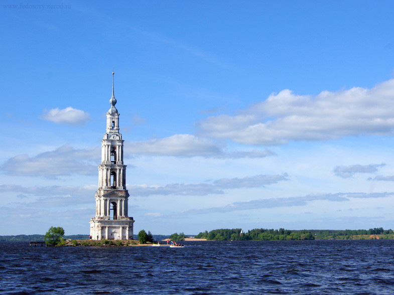 Затопленная церковь в угличе вода, углич, церковь