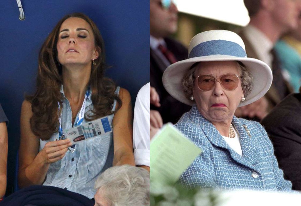 Забавные фотографии королевской семьи-15