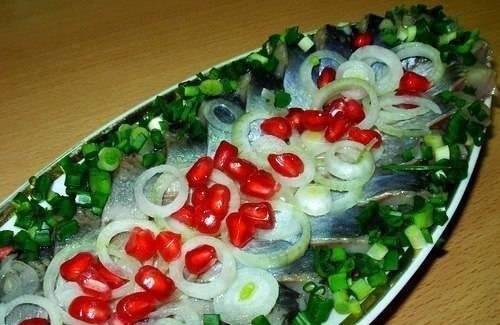 Примеры сервировки селедки