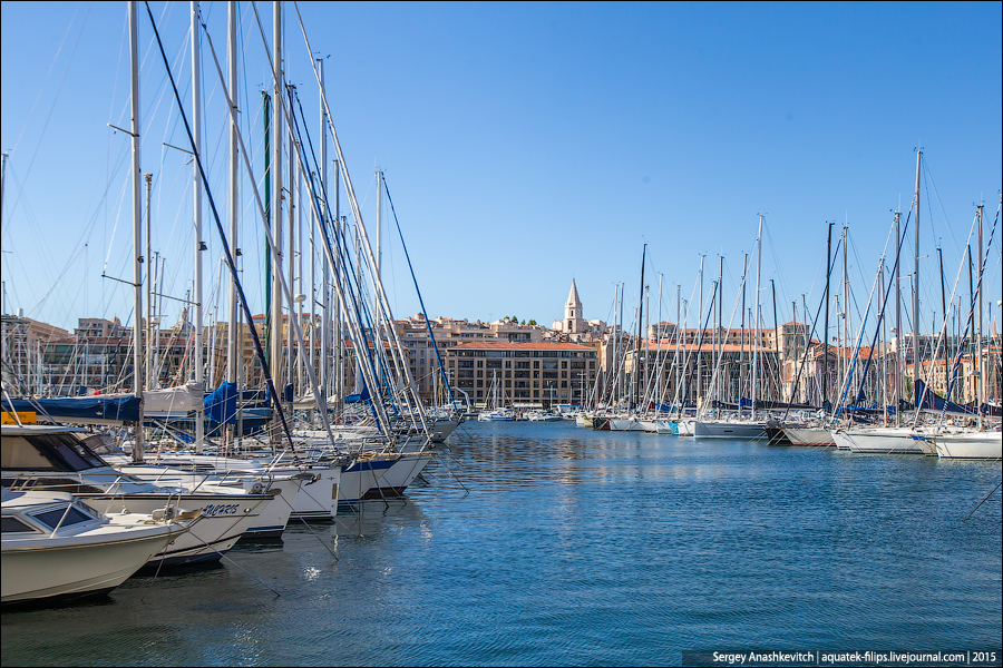 Старый порт в Марселе / The old port in Marseille