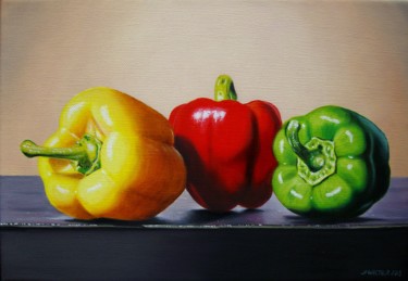 3 poivrons 19x27x2 cm ©2019 - Jean-Pierre Walter