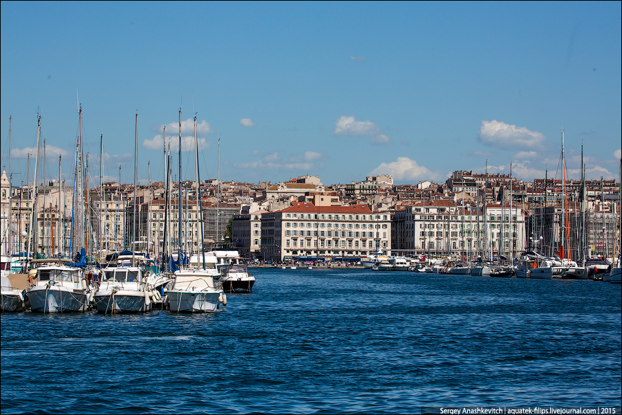 Старый порт в Марселе / The old port in Marseille