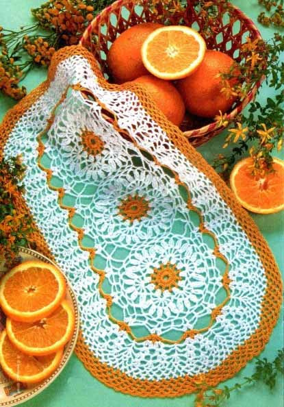 Овальная салфетка "Апельсино&hellip;