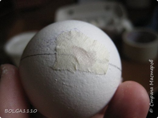 Мастер-класс Поделка изделие Пасха Как сделать заготовку для яиц быстро и недорого Клей Салфетки Скорлупа яичная фото 4