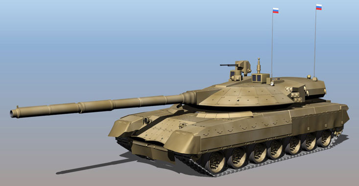 Одна из возможных компоновок танка проекта 
