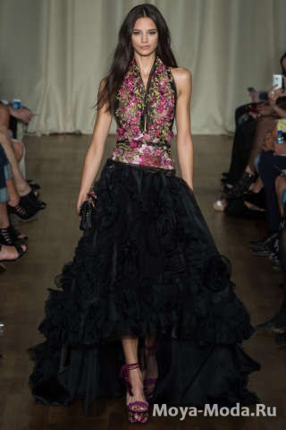 Модные юбки весна-лето 2015 Marchesa