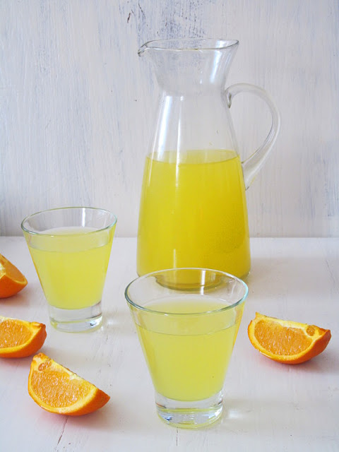 Напиток из замороженного апельсина