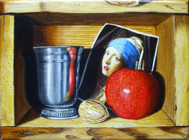 Ma jeune fille traîne en boite 18x24x2 cm ©2020 - Jean-Pierre Walter