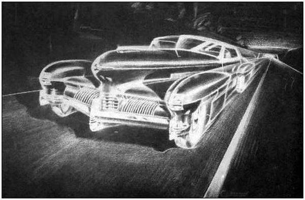 Переломный момент в автодизайне 1930-х sketch, автодизайн, дизайн
