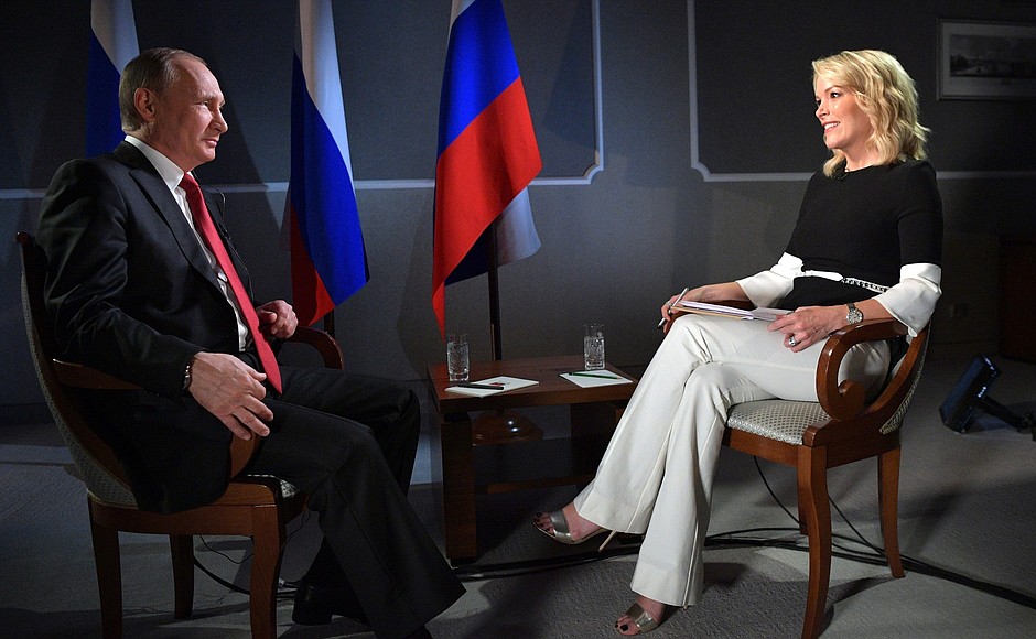 Интервью американскому телеканалу NBC.