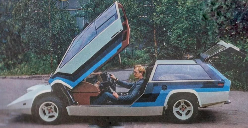 6 крутых фото самодельного советского Cybertruck