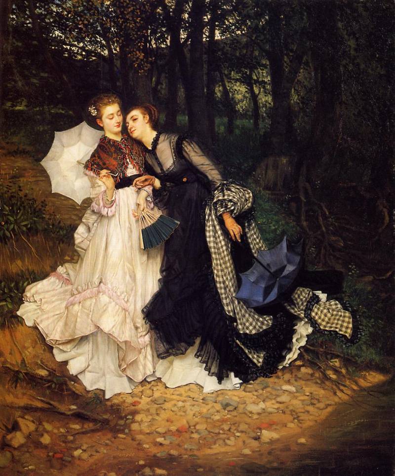 Tissot James Jacques The Confidence aka The Admission, Автор: Tissot, Jacques Joseph (Жак Джозеф Tissot)Tissot, Jacques Joseph (Живопись на Gallerix.ru)