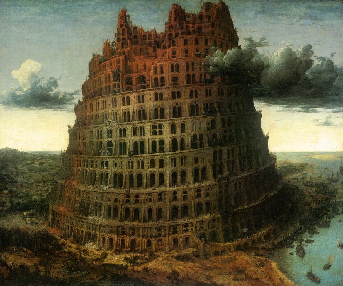 «Малая» Вавилонская башня. (1565) 59.9 х 74.6 см. Питер Брейгель Старший. Музей Бойманса ван Бёнингена, Роттердам. Что зашифровал Брейгель на картине «Вавилонская башня», ставшей символом разобщенности единого народа