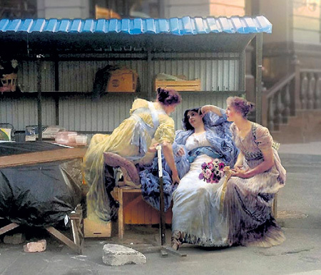 Нимфы в подворотне Нимфы в подворотне