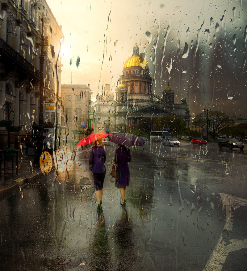 Дождливые пейзажи петербургского фотографа, словно написанные маслом Дождливые пейзажи петербургского фотографа, словно написанные маслом дождь, санкт-петербург, фотография