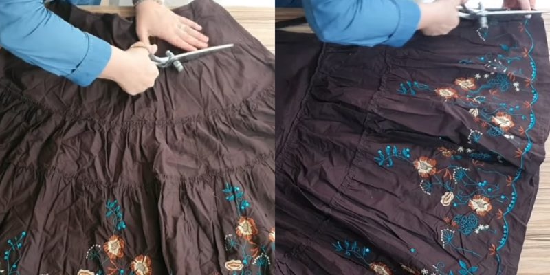 Чудесное перевоплощение устаревшей юбки Чудесное перевоплощение устаревшей юбки
