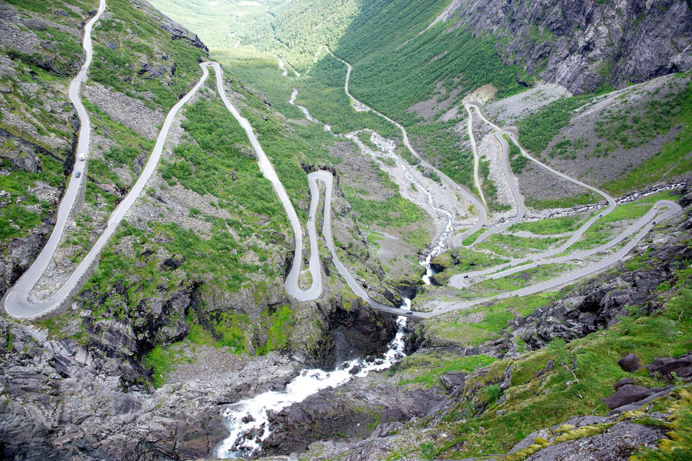11. Тролльстиген (Лестница троллей) горы, норвегия, пейзажи