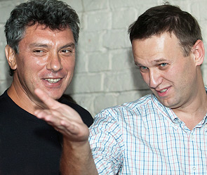Борис Немцов и Алексей Навальный. Фото: ИТАР-ТАСС