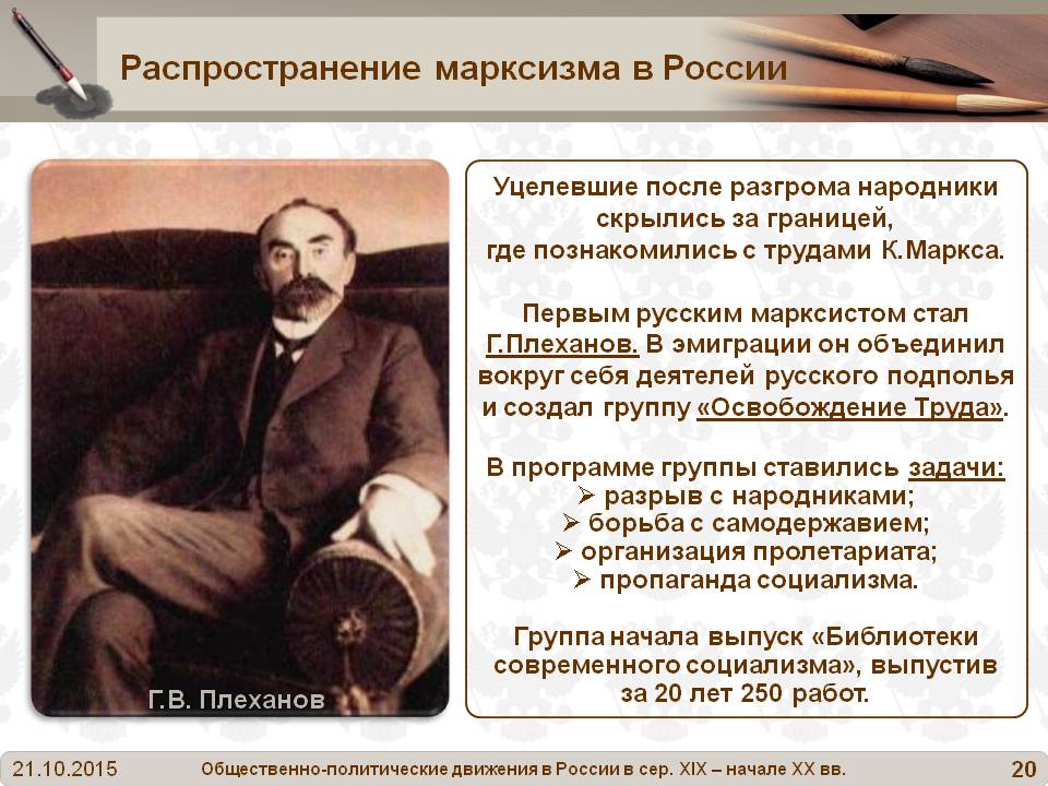 От утопизма Маркса к научному социализму