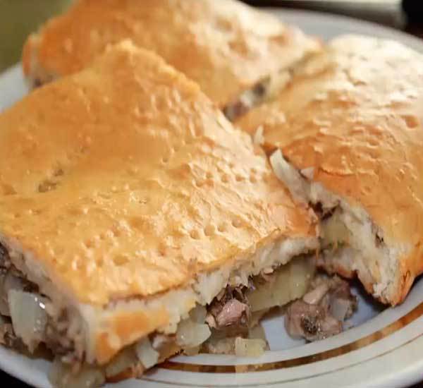 Пирог из сайры с картошкой с пошагово Пирог из сайры с картошкой с пошагово